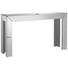 KONSOLE Silberfarben - Silberfarben, Design, Glas (151/86,5/41cm) - Xora