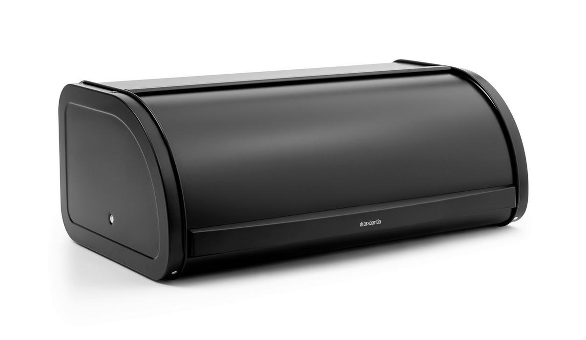 KENYÉRTARTÓ BOKSZ  - fekete, Design, fém (2l) - Brabantia
