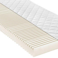KOMFORTSCHAUMMATRATZE 140/200 cm Höhe ca. 15 cm  - Weiß, Basics, Textil (140/200cm) - Xora