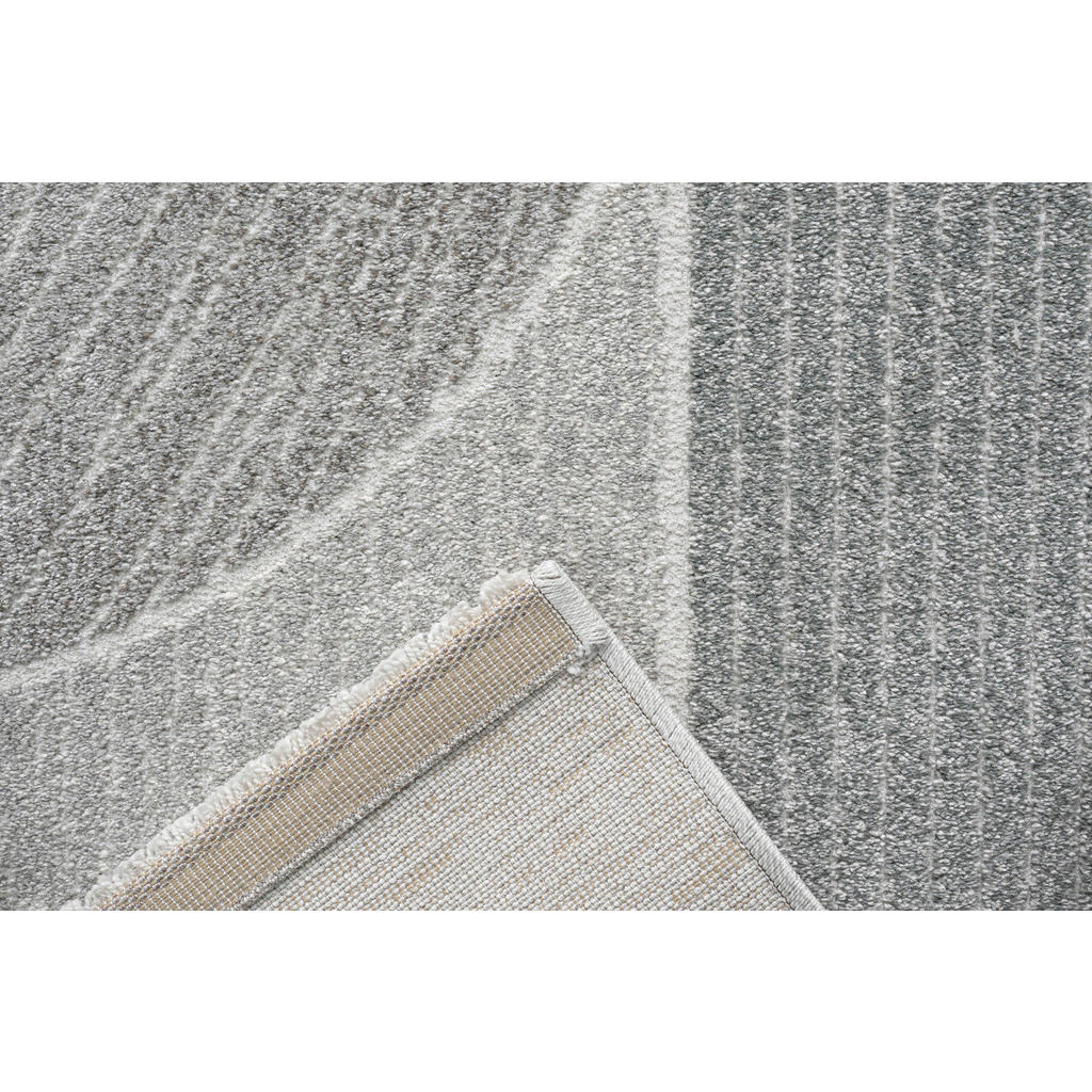 Thumbnail - Novel Webteppich Valencia, Grau, Petrol, Hellgrau, Textil, Abstraktes, rechteckig, 160x230 cm, Oeko-Tex® Standard 100, f...