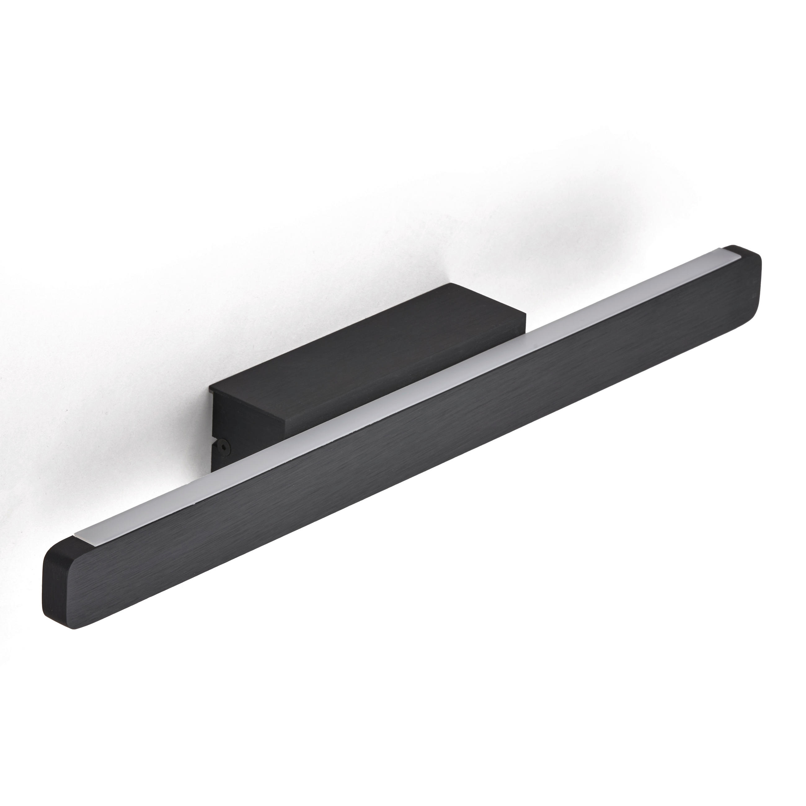 LED-WANDLEUCHTE Gr. 650 Wandleuchte Up and Down   - Schwarz, Design, Metall (6/44/6cm) - Ambiente
