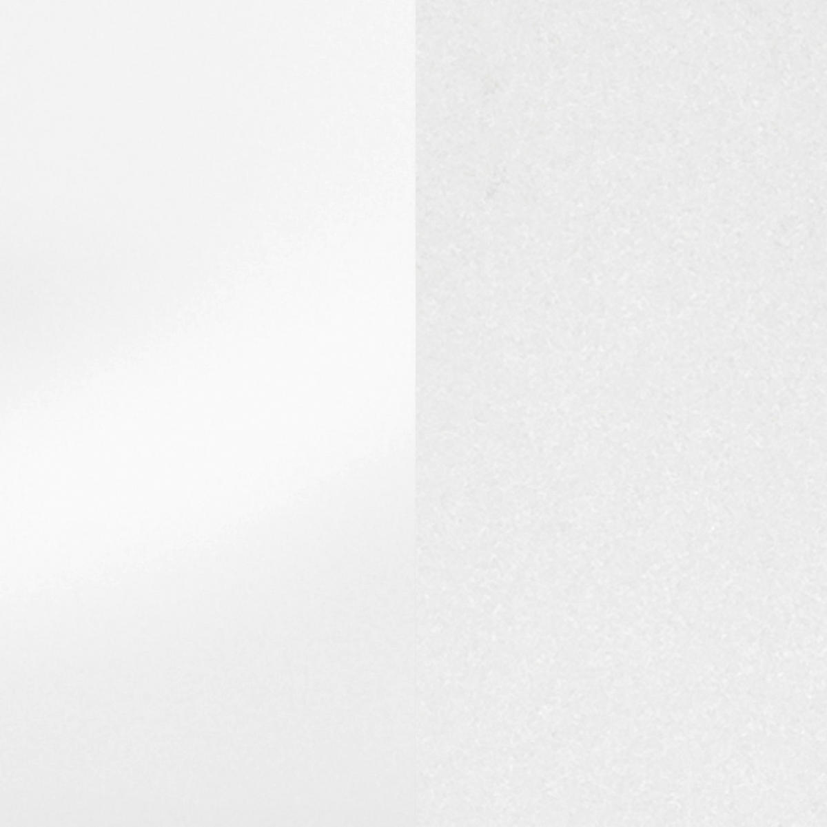 KÜCHENUNTERSCHRANK 60/86/60 cm  in Grau, Weiß, Weiß Hochglanz  - Weiß Hochglanz/Weiß, LIFESTYLE, Holzwerkstoff (60/86/60cm) - Held