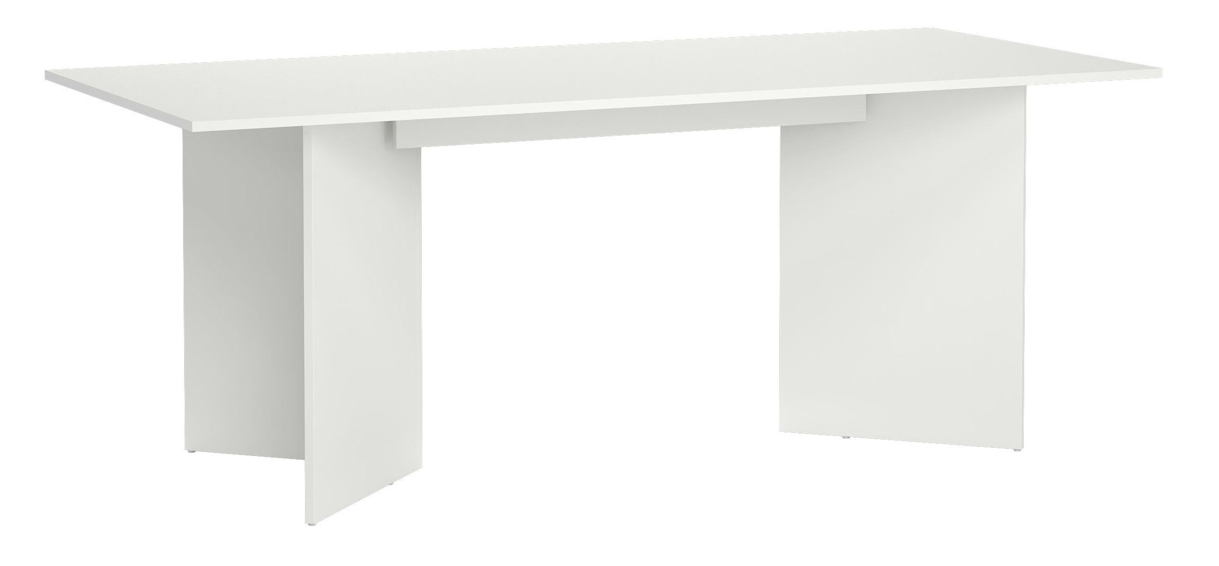 P & B JÍDELNÍ STŮL, bílá, 200/90/76 cm