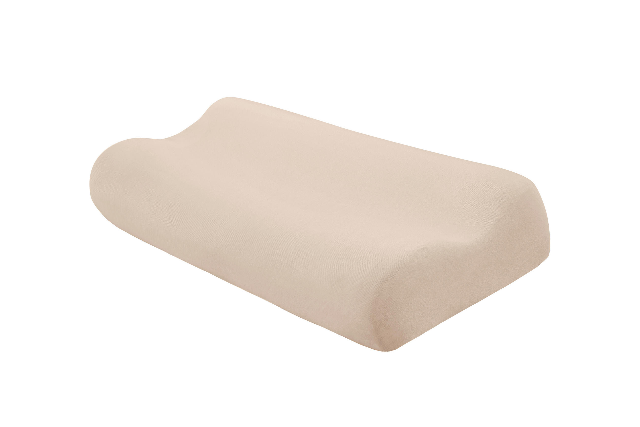 NACKENKISSENBEZUG - Beige, Basics, Textil (18,5/27cm)
