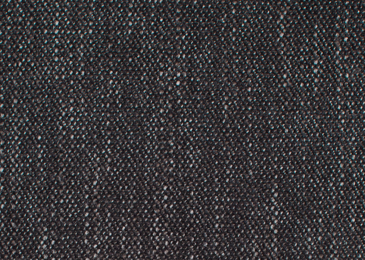 ECKSOFA in Flachgewebe Dunkelgrau  - Dunkelgrau/Schwarz, Design, Textil/Metall (253/177cm) - Dieter Knoll