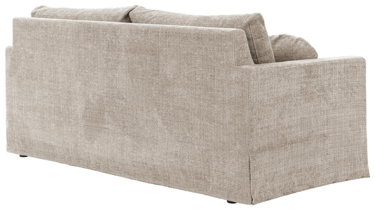 3-SITZER-BEZUG - Beige, Design, Textil (195/89/95cm) - P & B