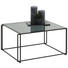 COUCHTISCH rechteckig Grau, Schwarz - Schwarz/Grau, MODERN, Glas/Metall (75/60/38cm) - Bacher COUCHTISCH rechteckig Grau, Schwarz - Schwarz/Grau, MODERN, Glas/Metall (75/60/38cm) - Bacher