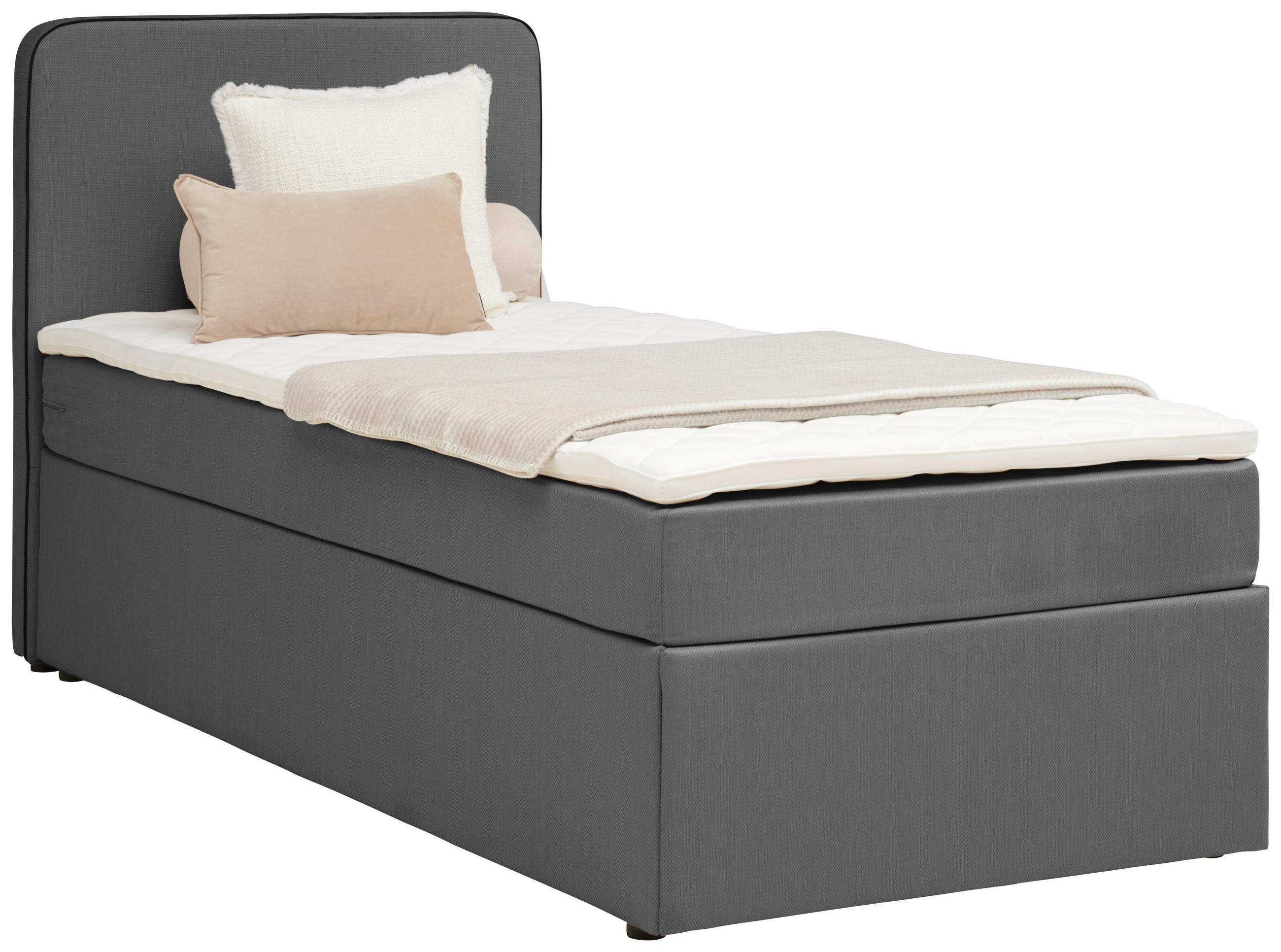 BOXBETT 90/200 cm  in Grau  - Grau, Konventionell, Holz (90/200cm) - P & B