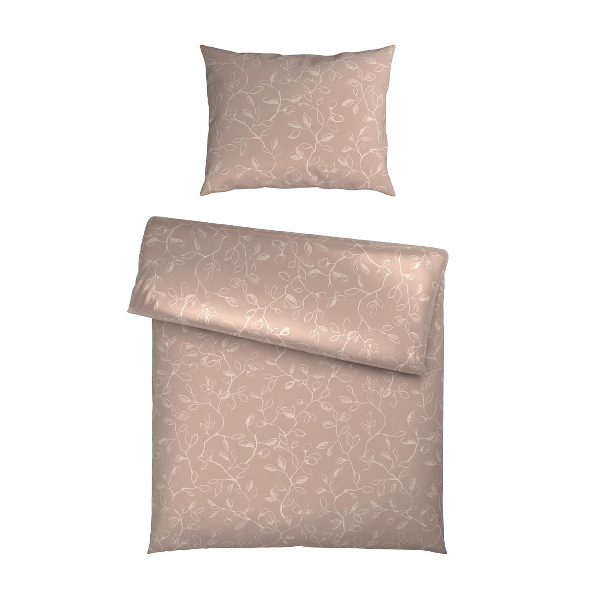 POVLEČENÍ, satén, béžová, 140/200 cm - béžová, Natur, textil (140/200cm) - Bio:Vio