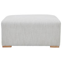 HOCKER in Textil Beige  - Beige/Buchefarben, Konventionell, Holz/Textil (101/44/92cm) - Livetastic