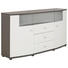 KOMODA SIDEBOARD, barvy grafitu, bílá - bílá/barvy stříbra, Design, kov/kompozitní dřevo (160/84/42cm) - Xora KOMODA SIDEBOARD, barvy grafitu, bílá - bílá/barvy stříbra, Design, kov/kompozitní dřevo (160/84/42cm) - Xora