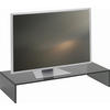 TV-AUFSATZ  Glas  Grau  - Grau, Design, Glas (80/14/35cm) - Xora