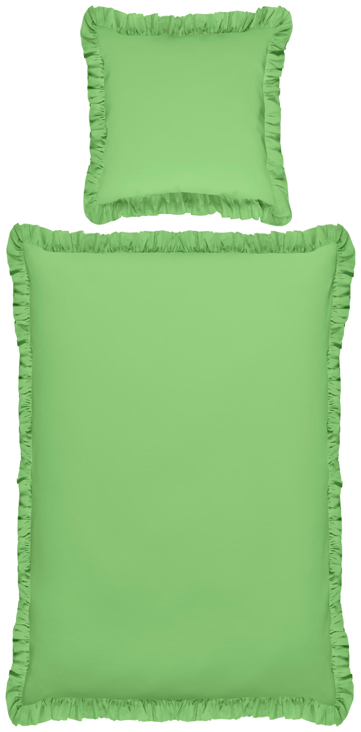 BETTWÄSCHE Renforcé 135/200 cm  - Grün, LIFESTYLE, Textil (135/200cm) - Bio:Vio