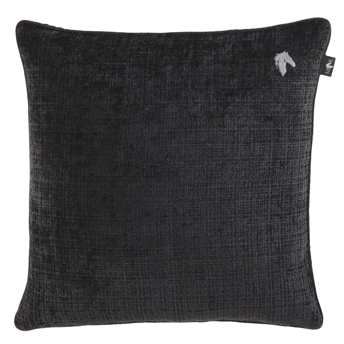 KISSENHÜLLE Marcel.Remus.Design- Andratx schwarz 45/45 cm  - Schwarz, Design, Textil (45/45cm)
