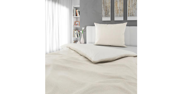BETTWÄSCHE Samt, Teddystoff 140/200 cm - Creme, Basics, Textil (140/200cm) - Novel