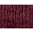 ECKSOFA in Chenille Dunkelrot  - Schwarz/Dunkelrot, MODERN, Textil/Metall (182/290cm) - Hom`in