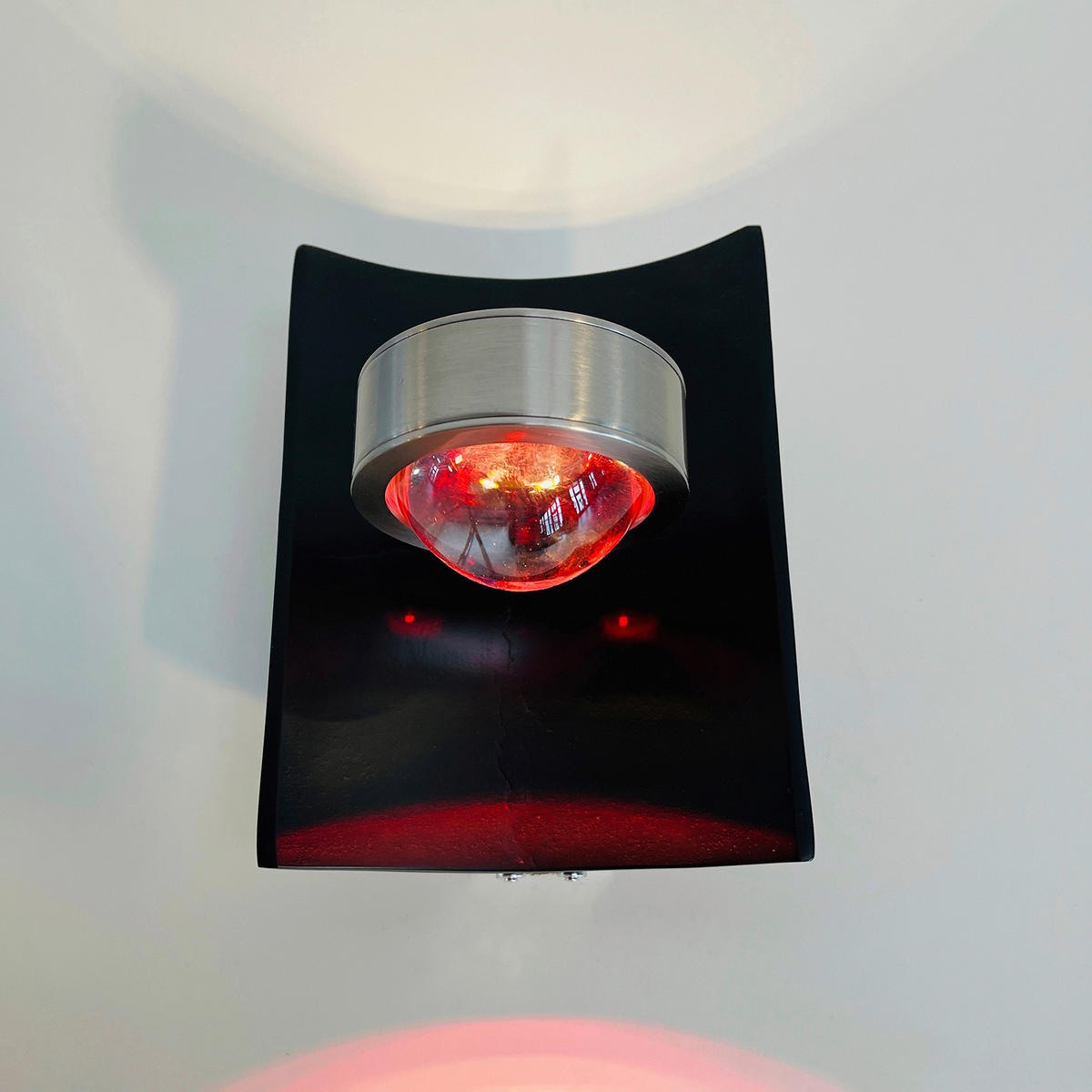 LED VÄGGLAMPA Bondy 21/16/5 cm   - svart, Design, metall (21/16/5cm) - Fischer & Honsel