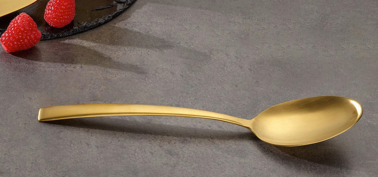 KAFFEELÖFFELSET - Goldfarben, Basics, Metall (13,7cm) - Echtwerk
