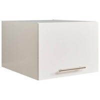 AUFSATZSCHRANK 50/38/67,5 cm  in  - Silberfarben/Weiß, Design, Holzwerkstoff/Metall (50/38/67,5cm)