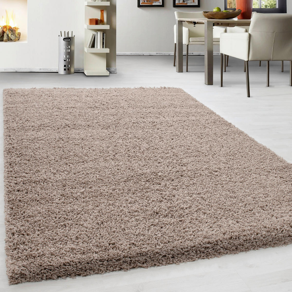 HOCHFLORTEPPICH 80/150 cm Life 1500 Braun, Beige  - Beige/Braun, Trend, Textil (80/150cm) - Novel