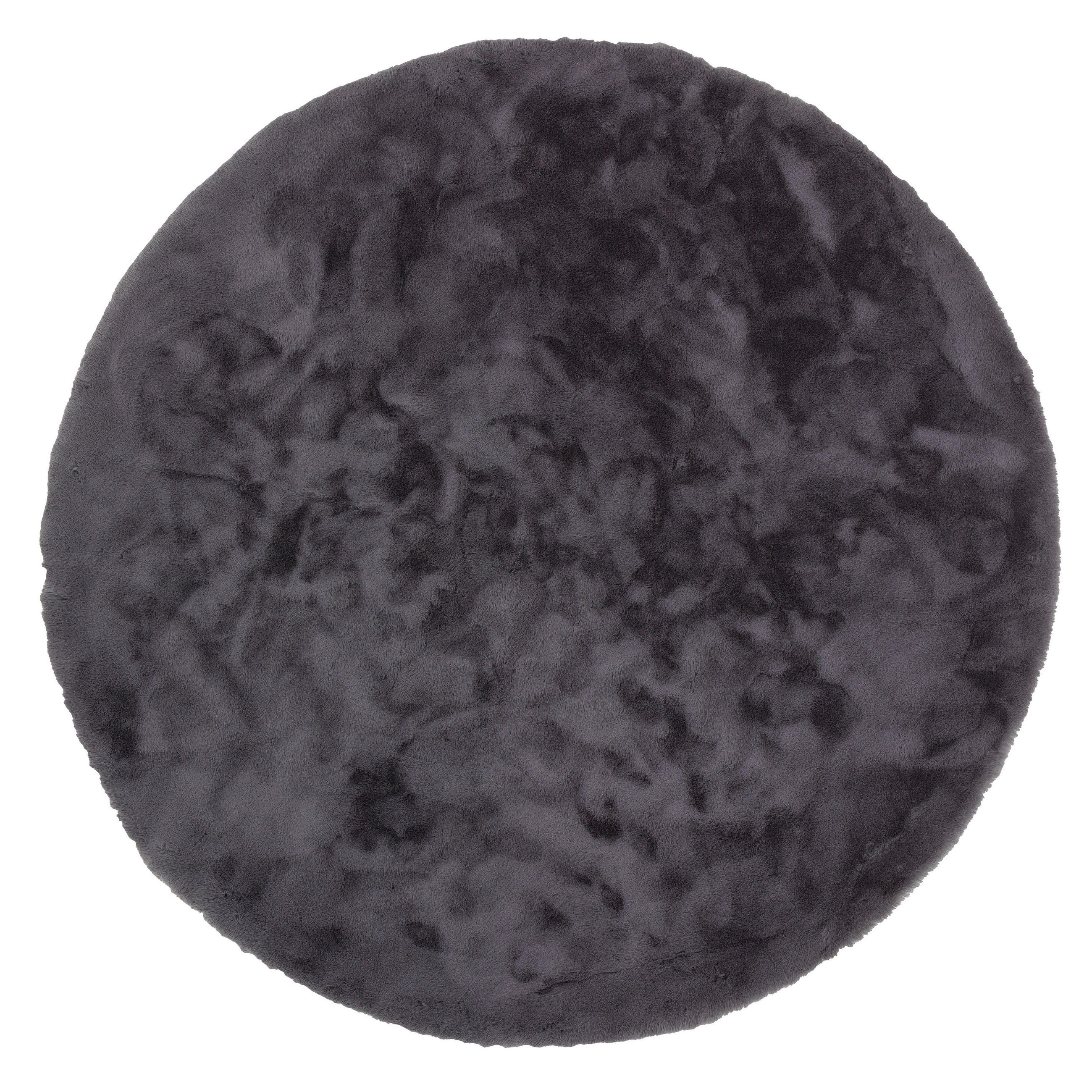 FELLTEPPICH 120 cm Tender 6281/52 D180 000 Anthrazit  - Anthrazit, Basics, Textil (120cm) - Schöner Wohnen