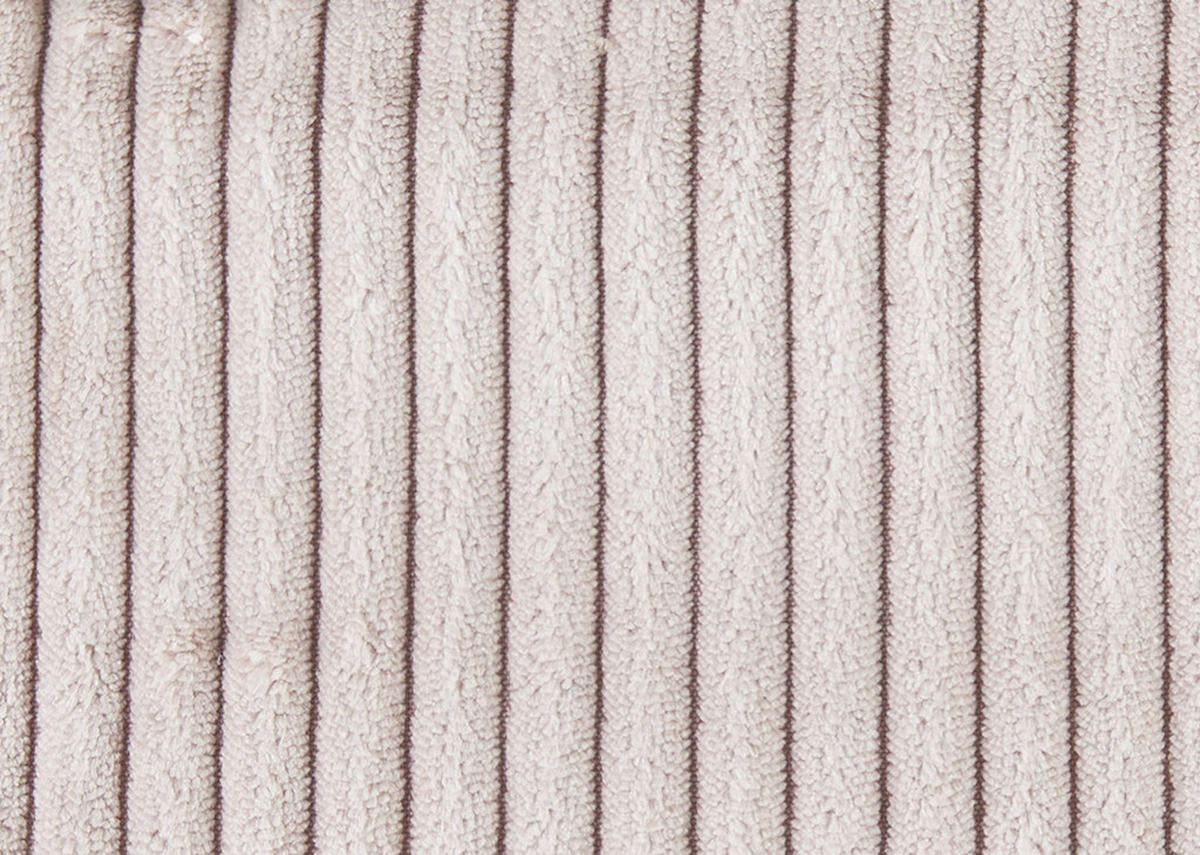 ECKSOFA in Cord Rosa  - Schwarz/Rosa, KONVENTIONELL, Kunststoff/Textil (318/197cm) - MID.YOU