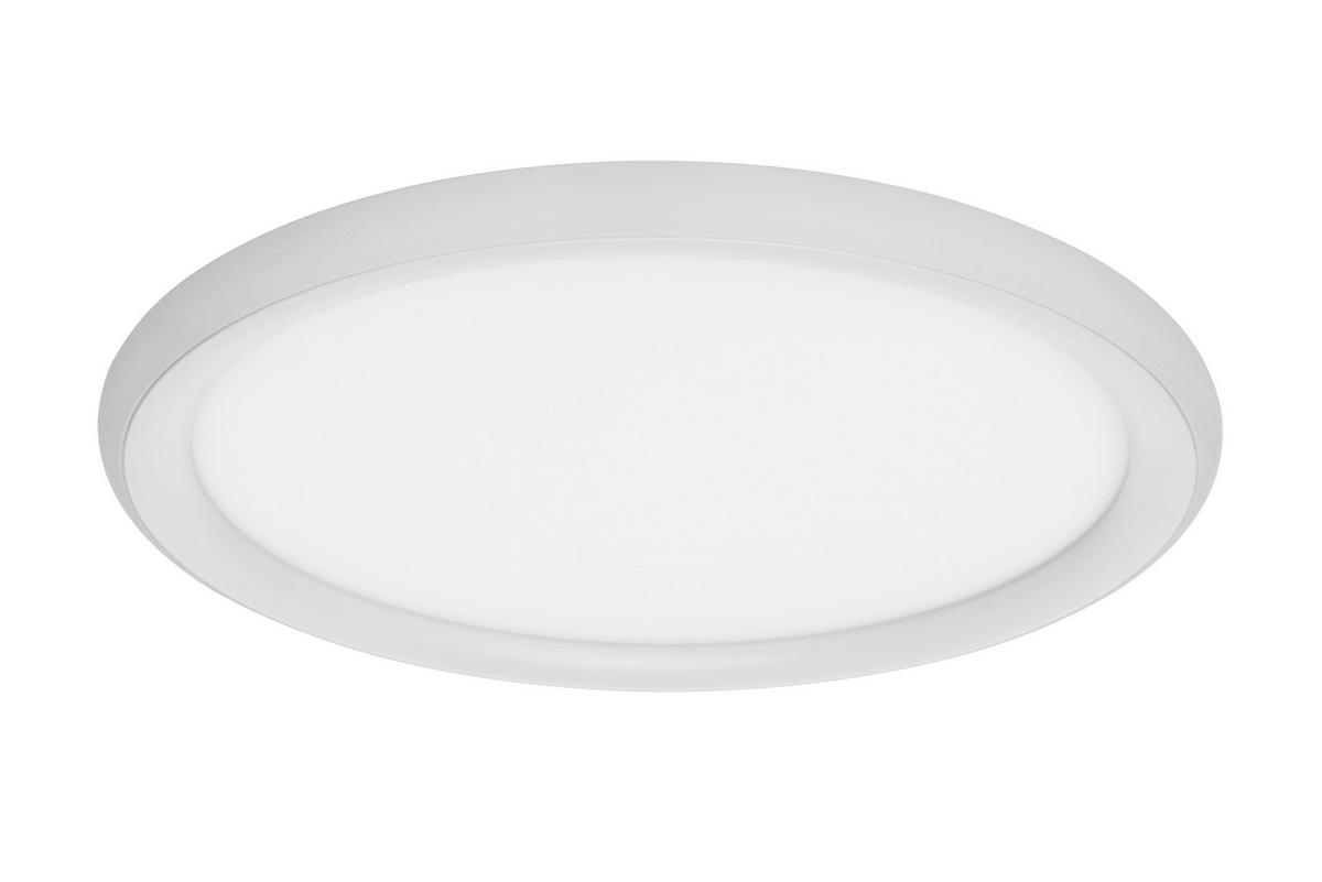 LED-DECKENLEUCHTE 30/3,5 cm   - Weiß, Basics, Kunststoff (30/3,5cm) - Novel