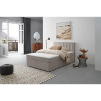 BOXBETT 140/200 cm  in Hellgrau  - Hellgrau, Modern, Holz/Textil (140/200cm) - MID.YOU