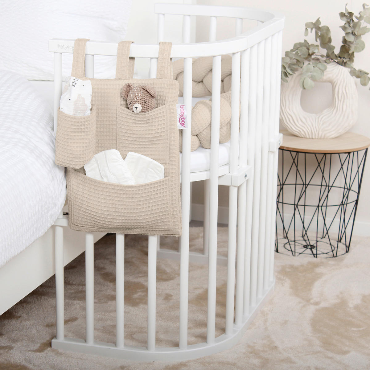 BETTTASCHE - Sandfarben, Basics (38/28/2,5cm) - Babybay