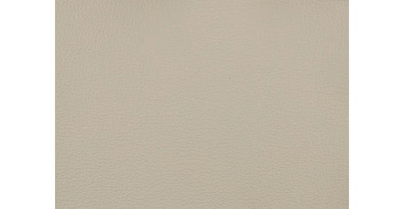 ECKSOFA in Echtleder Ecru 195/308 cm - Ecru/Schwarz, Design, Leder/Metall (195/308cm) - Dieter Knoll