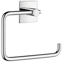 TOILETTENPAPIERHALTER  in Metall BESLAGSBODEN ECKIG  - Chromfarben, Metall (13,6/10/3cm)