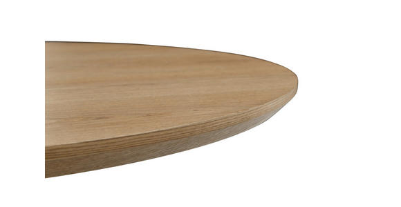 ESSTISCH Eichefarben oval  ausziehbar  - Eichefarben, Design, Holz/Holzwerkstoff (120/160/120/76cm) - Carryhome