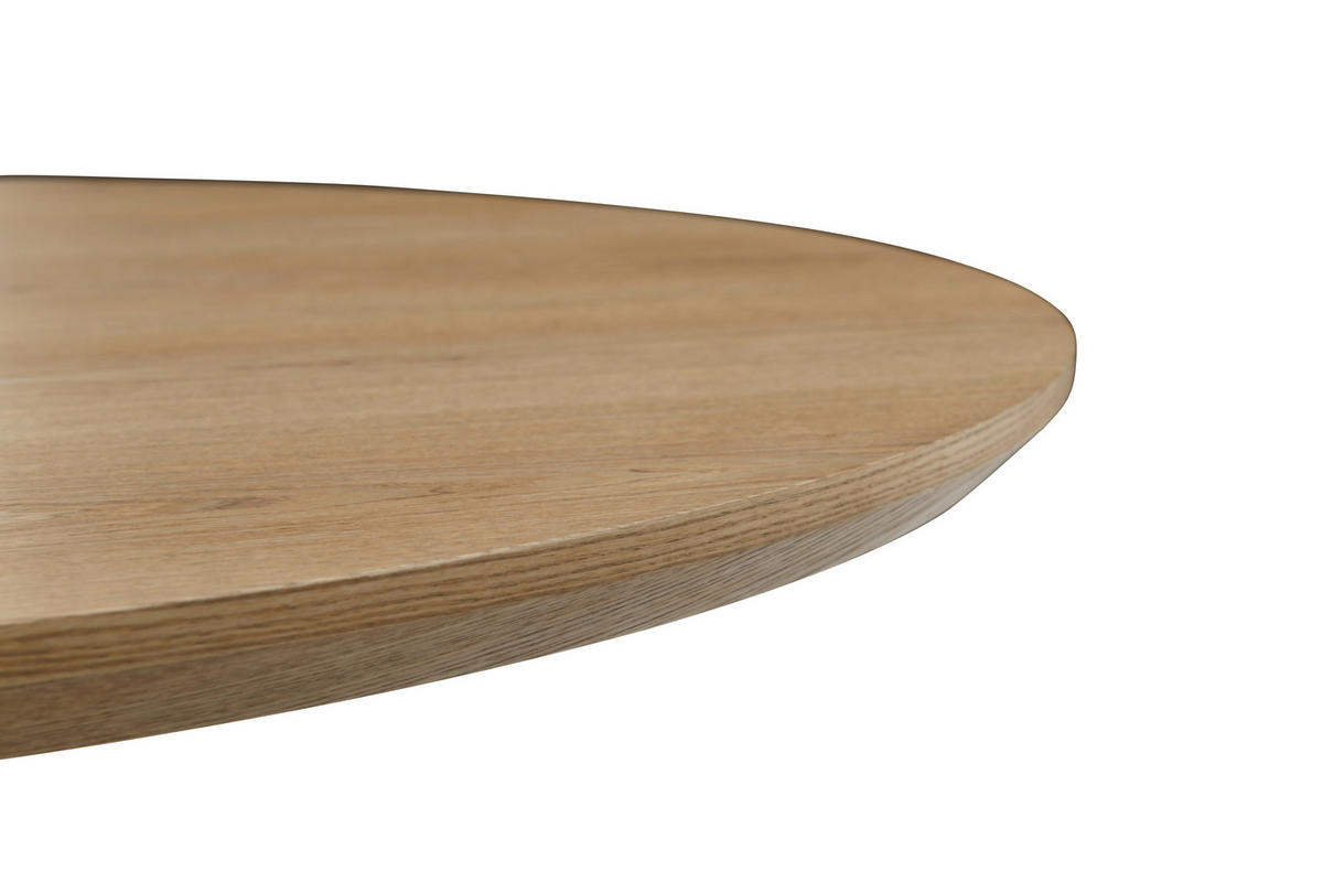ESSTISCH Eichefarben oval  ausziehbar  - Eichefarben, Design, Holz/Holzwerkstoff (120/160/120/76cm) - Carryhome