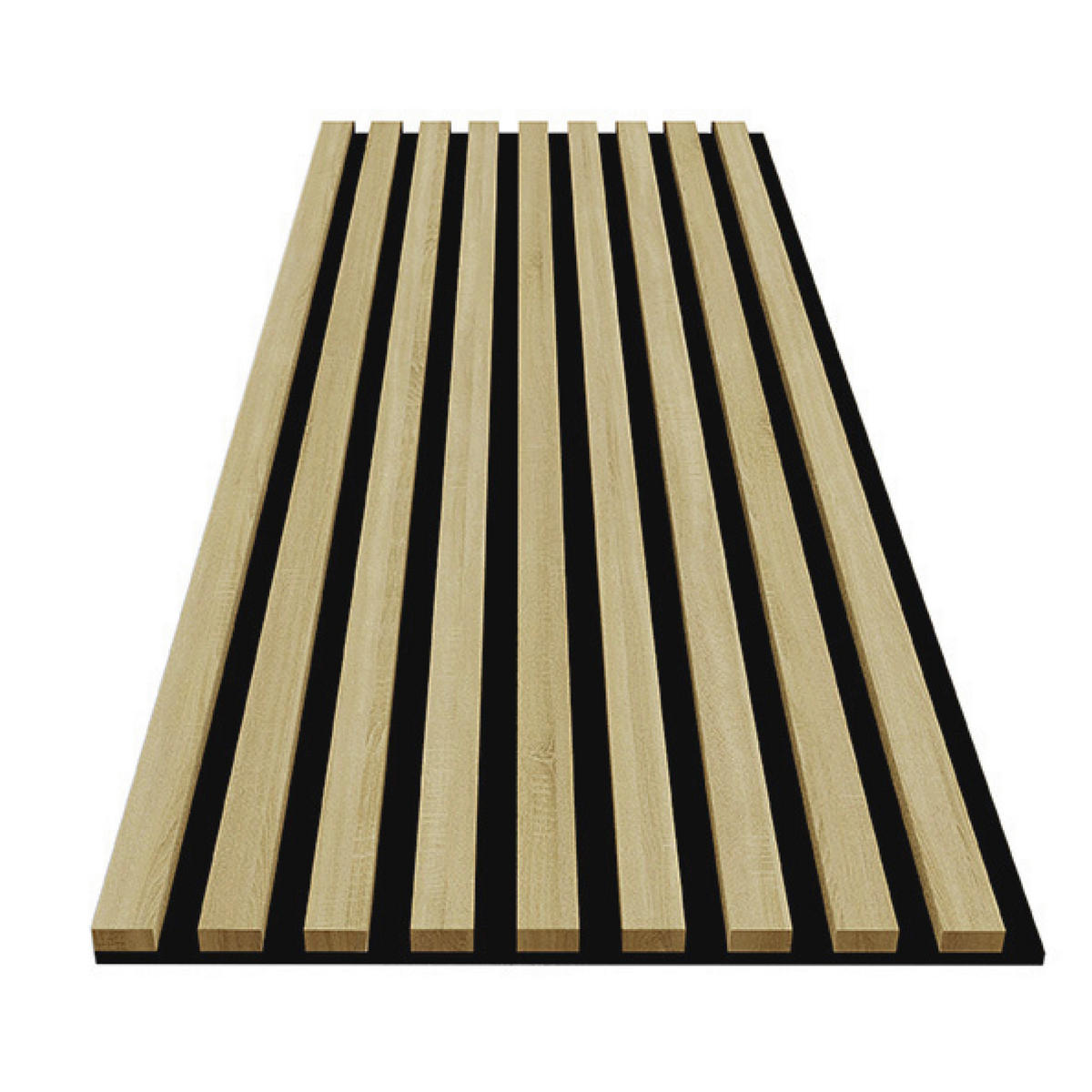 AKUSTIKPANEEL Economico Eichefarben {item.attr('912-5560),[ ]}120/38/1,65 cm  - Eichefarben, Basics, Holzwerkstoff/Kunststoff (120/38/1,65cm)