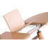 COUCHTISCH furniert, massiv oval Buchefarben - Buchefarben/Weiß, Design, Holz (120-160/75/56-72cm) - Landscape