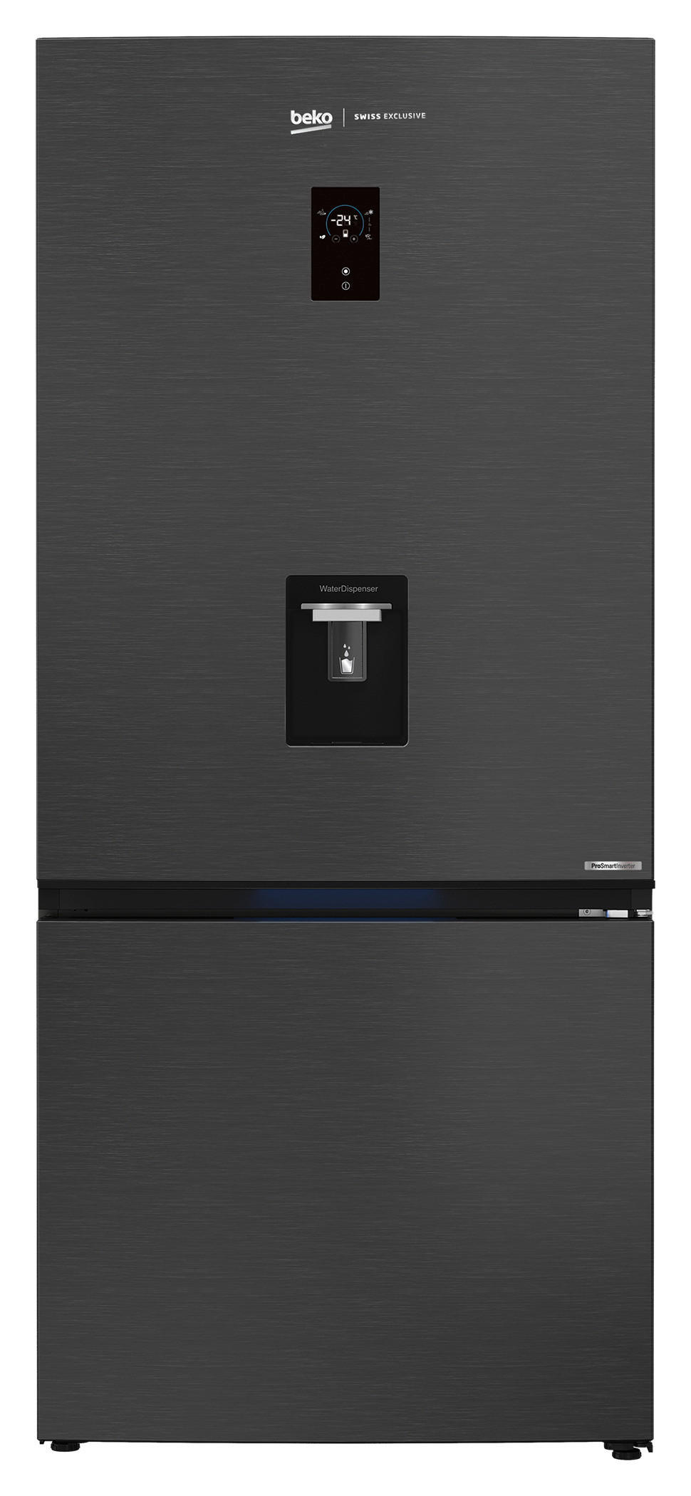 KÜHL-GEFRIER-KOMBINATION KG730  - Grau, Metall (83,2/191,5/74,7cm) - Beko