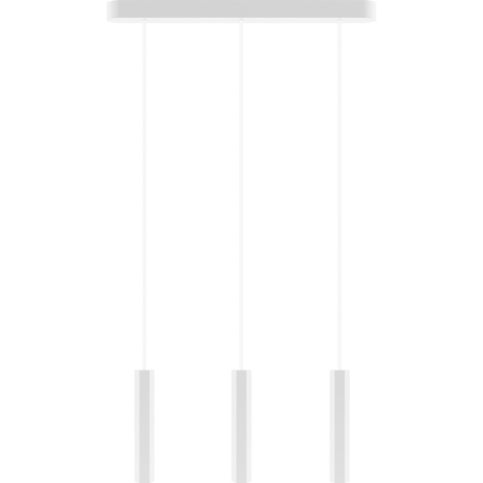 HÄNGELEUCHTE 52/3.4/150 cm  - Weiß, Design, Holz (52/3.4/150cm)