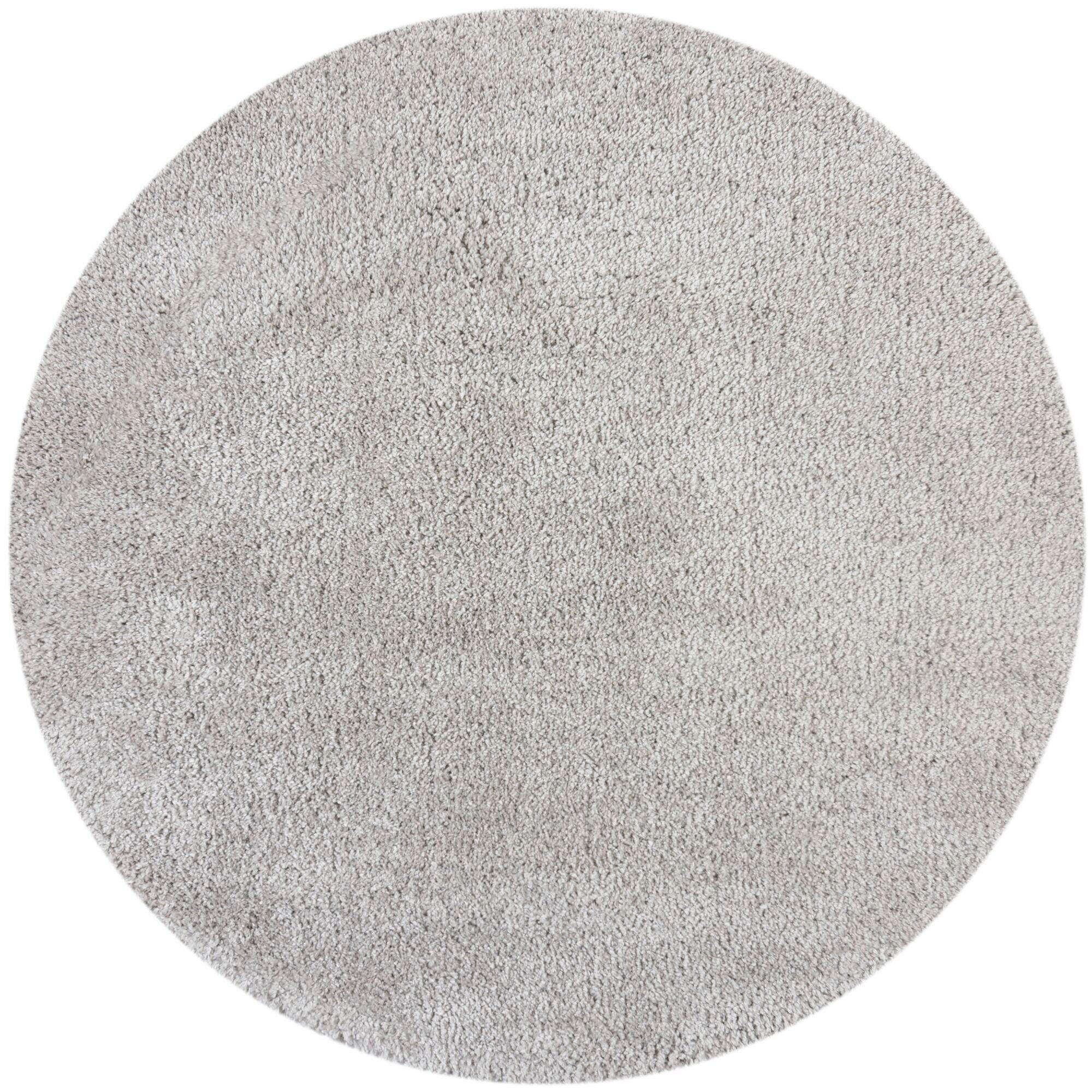 SHAGGY 133/133 cm Flair Rugs Grau, Hellgrau  - Hellgrau/Grau, Basics, Textil (133/133cm) - Xora