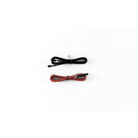 VERLÄNGERUNGSKABEL-SET   - Rot/Schwarz, Design, Kunststoff/Metall (180cm) - Livetastic