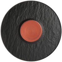 KROŽNIČEK  Manufacture Rock Glow  keramika        15,5/15,5/2 cm  - črna/oranžna, Basics, keramika (15,5/15,5/2cm) - Villeroy & Boch