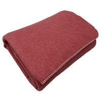 FLEECOVÁ DEKA, polyester, 140/200 cm - červená, Moderní, textil (140/200cm) - Novel