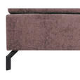 BOXSPRINGBETT 140/200 cm  in Altrosa  - Schwarz/Altrosa, Design, Textil/Metall (140/200cm) - Esposa