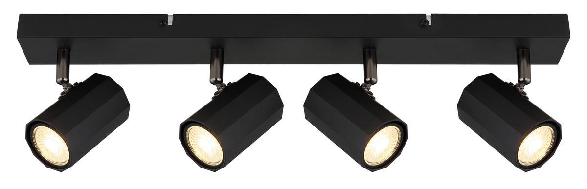 STRAHLER 53/6/14,5 cm   - Schwarz, Design, Metall (53/6/14,5cm) - Globo