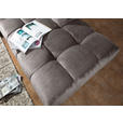ECKSOFA Grau Flachgewebe  - Schwarz/Grau, MODERN, Kunststoff/Textil (235/275cm) - Landscape