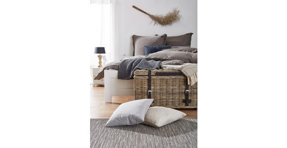 KLEIDERSCHRANK in teilmassiv Kiefer Weiß - Weiß, LIFESTYLE, Holz/Holzwerkstoff (230/190/60cm) - Hom`in
