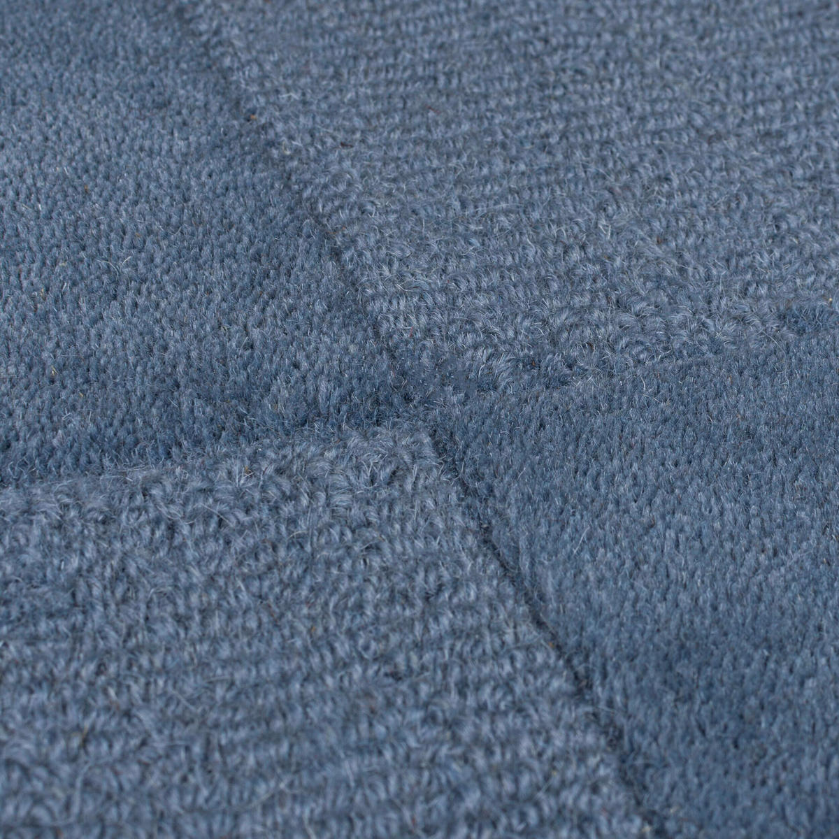 HANDWEBTEPPICH 160/230 cm CHECKERBOARD Blau  - Blau, KONVENTIONELL, Textil (160/230cm)