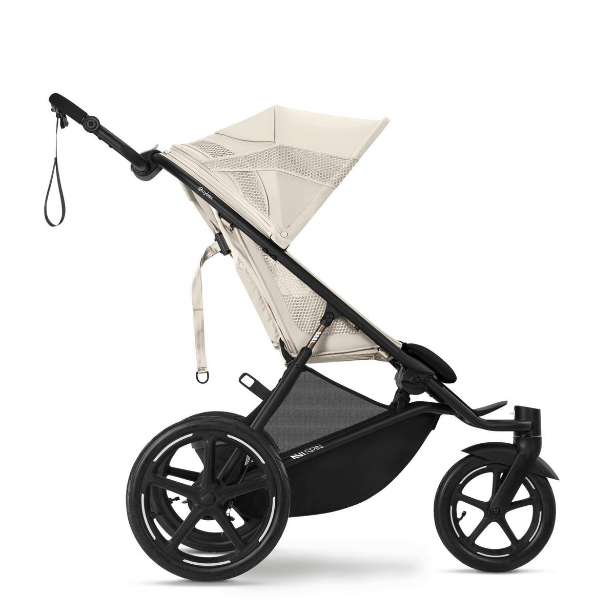JOGGER Avi Spin  - Creme/Schwarz, LIFESTYLE, Textil (118,5/68,5/113cm) - cybex GOLD