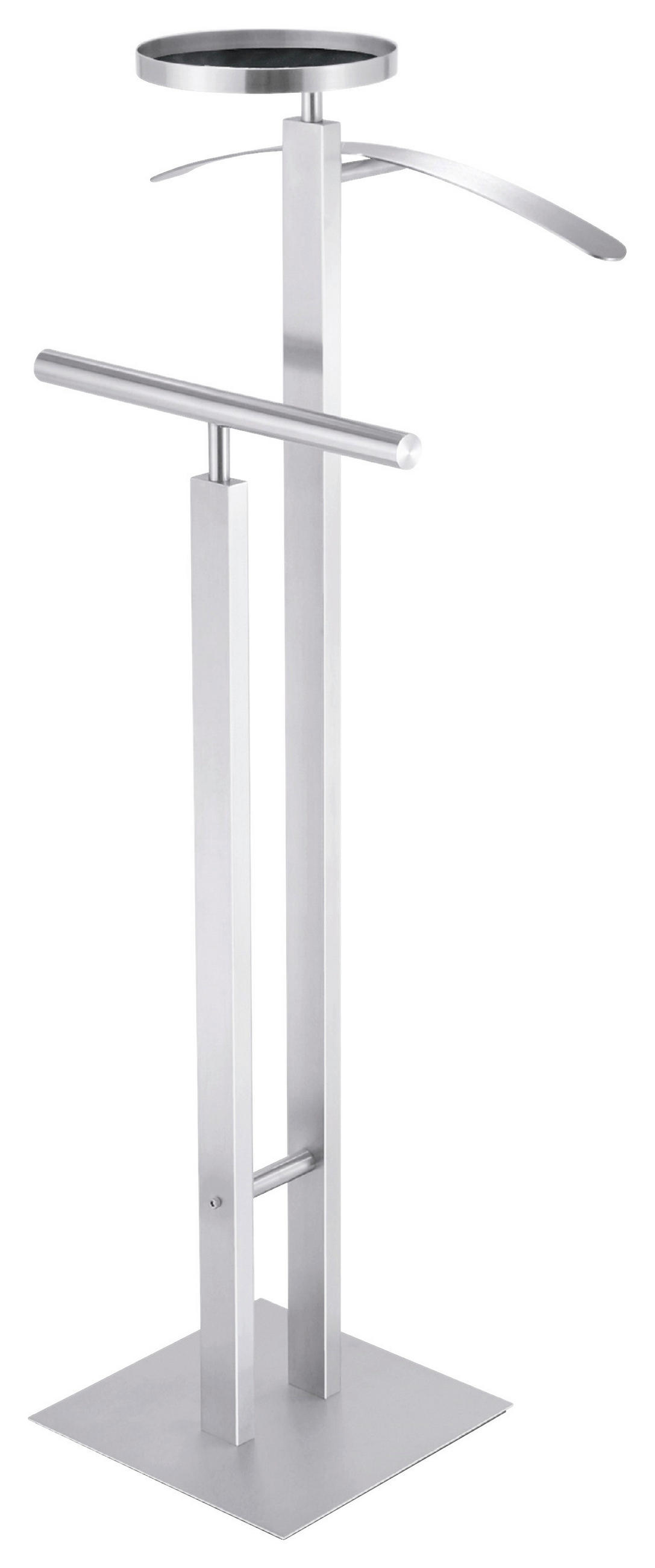 HERRENDIENER in Edelstahlfarben 45/108/30 cm   - Edelstahlfarben, MODERN, Metall (45/108/30cm) - Zack