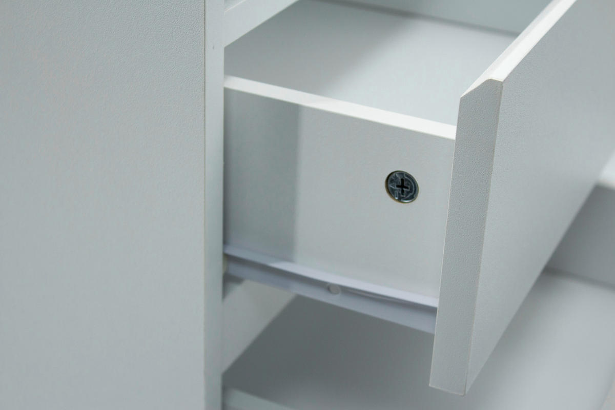 NACHTSCHRANK 39,7/59/32 cm, Weiß,  - Weiß, Basics, Holzwerkstoff (39,7/59/32cm) - Boxxx