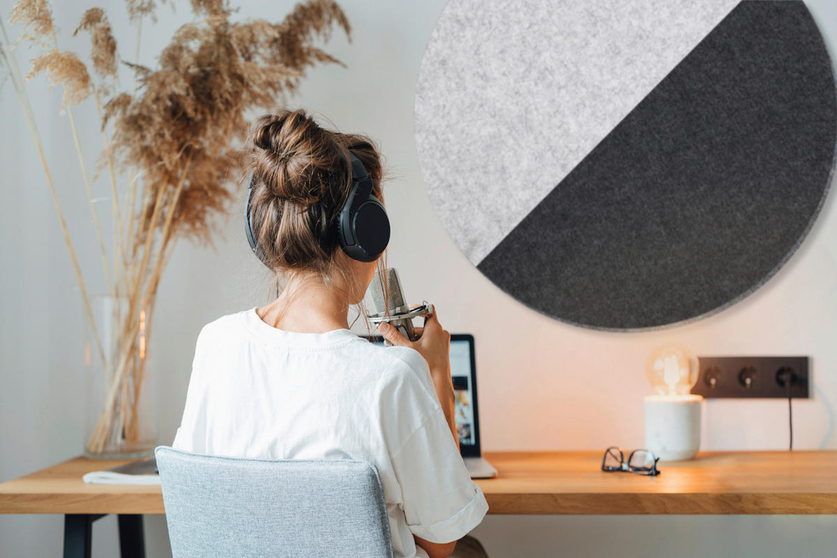 AKUSTIKPANEEL  - Anthrazit, Basics, Kunststoff (60/2,4cm)